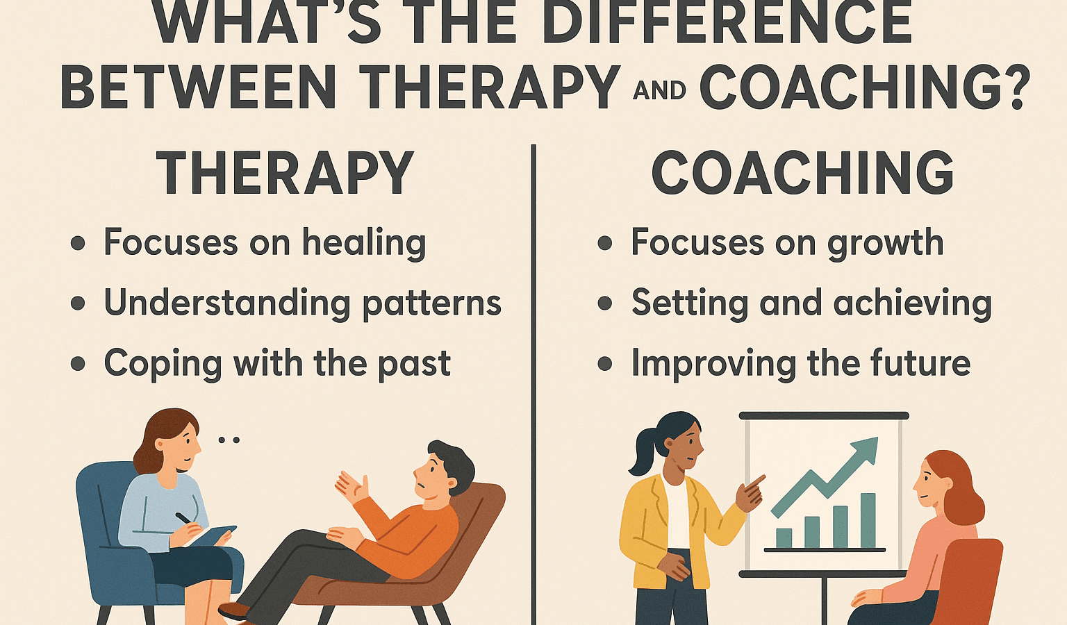 Clarity Counseling - Therapy vs. Coaching