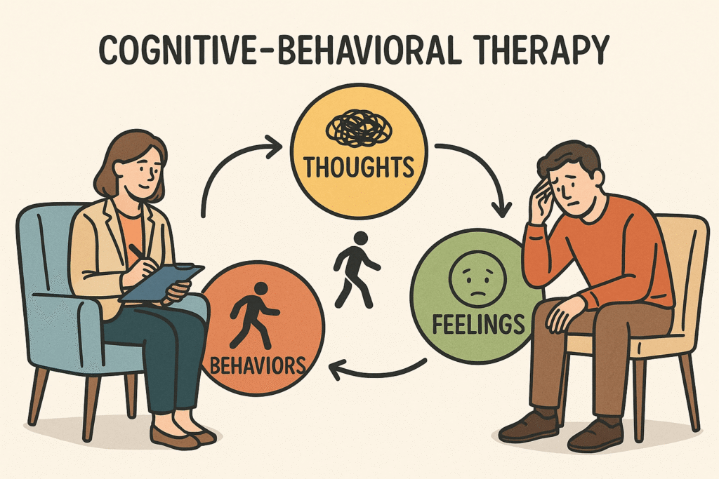 Cognitive-Behavioral Therapy Visualization- Clarity Counseling