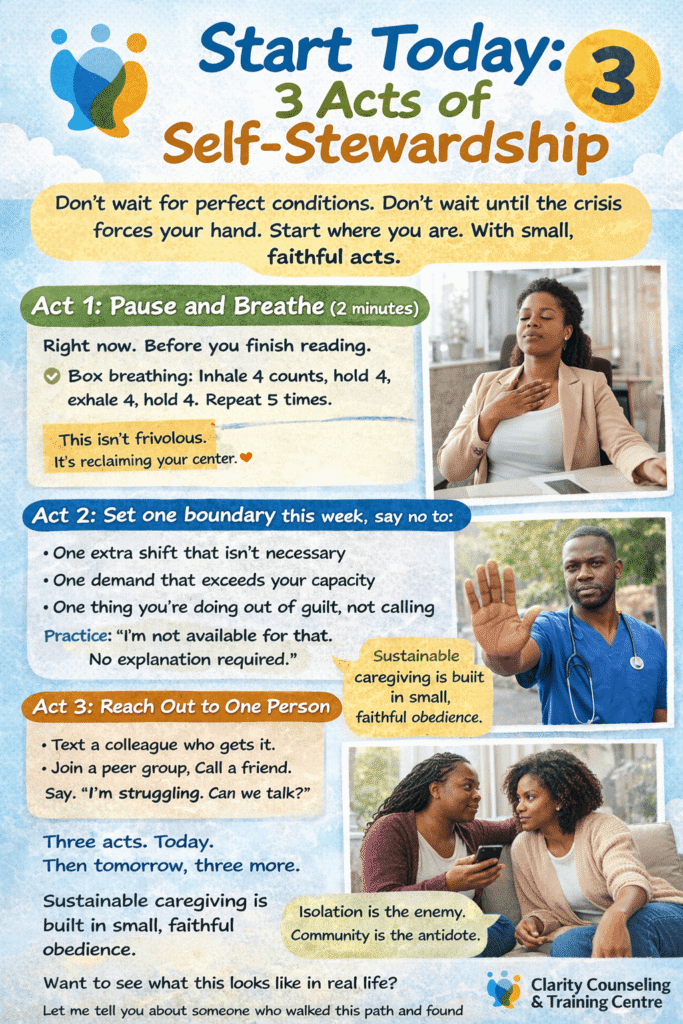 3 Acts of Self-Stewardship - Clarity Counseling